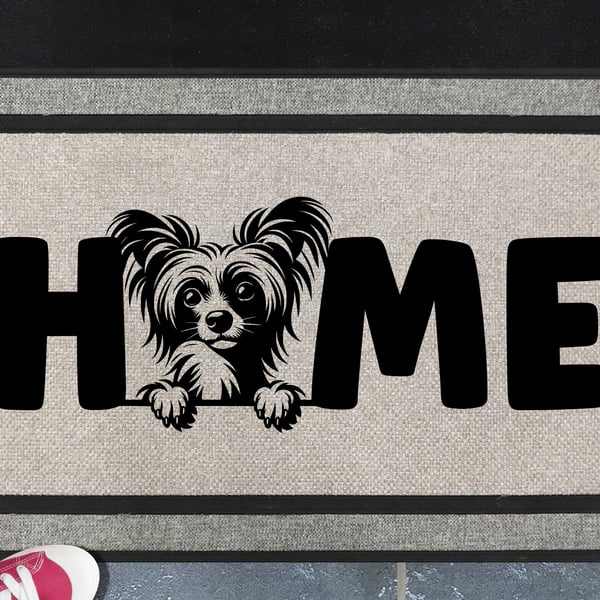 Chinese Crested Home Door Mat - All Weather Doormat - 45x70cm 
