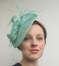 Sinamay Fascinator Hat - Disc Saucer Hatinator for Weddings, Races