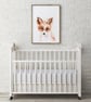 Baby Fox Cub Watercolour Print Signed Limited Edition Nursery Art