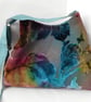 Silk, velvet and mixed textiles cross body bag  - Image 2