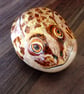 Frog handpainted on rock  - Image 1