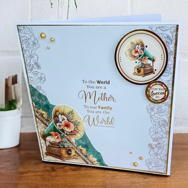 Large Luxury Birthday Card for Mum