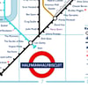 Half Man Half Biscuit Underground Map Poster (Size A1)