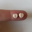 Handmade Polymer Clay Micro Studs (Peach)