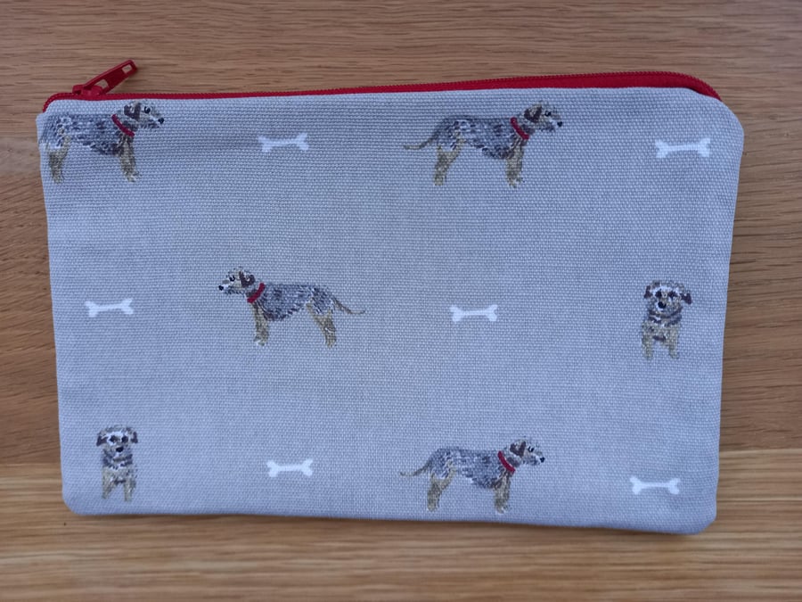 Border Terrier Storage pouch - ideal gift  make up bag