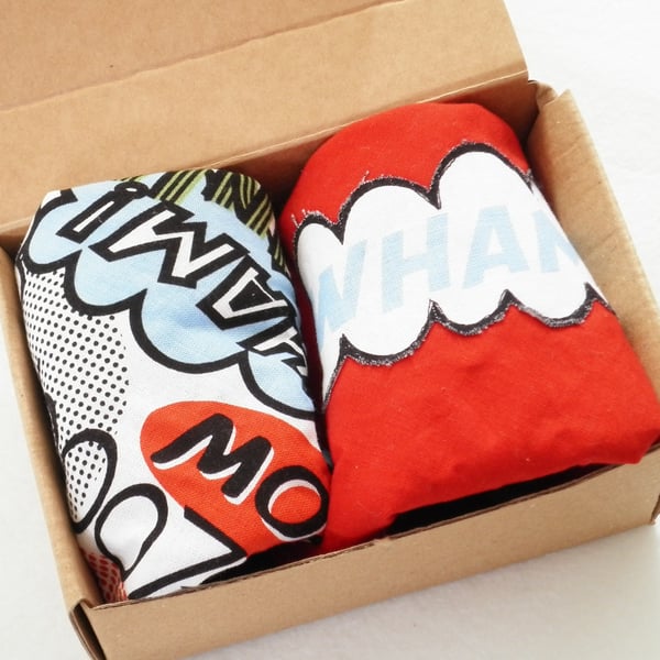 Bandana bib gift set 