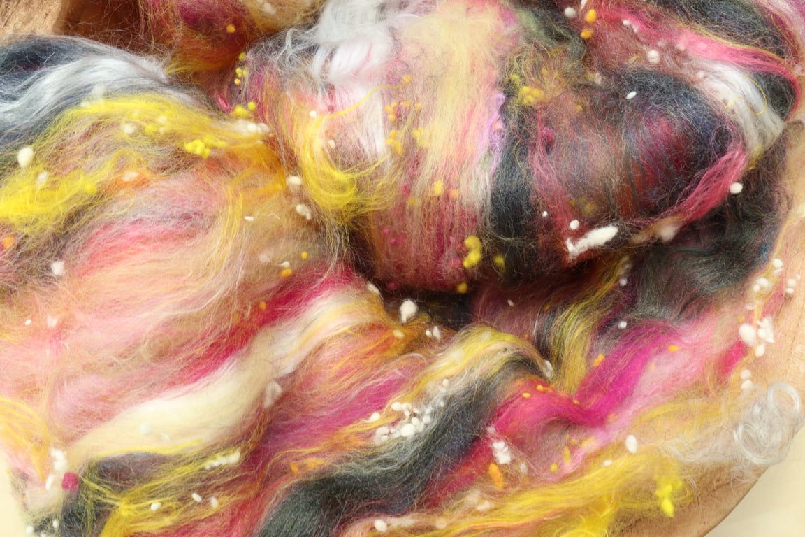 50g 'Bitsa Batt' Art Batt for Spinning