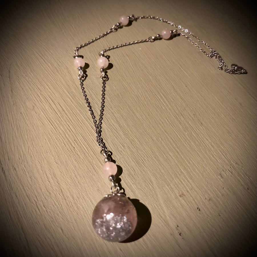 Custom Made Memorial Sphere Pendant