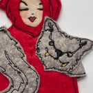 Little Red Riding Hood and the Wolf Christmas Decoration 
