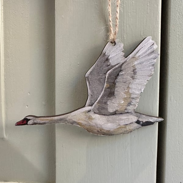 Flying Swan Hanging Decoration 