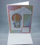 Up, up and away hot air ballooning bear card  - Image 4