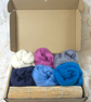 Felt Making Kit Gift Craft Supplies Blues with Illustrated Instructions - Image 1
