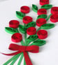 Quilled roses bouquet card - With all my love - Image 2