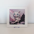 Magician Cat Print in Mount -The Great Cat-dini