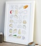 Cheese Alphabet Art Print - Image 2