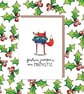 Fantastic Fox in a Festive Jumper Christmas Card - Image 1