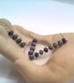 Faceted Ruby in Zoisite Bar on 925 Silver Chain & Earrings, Gift for Her - Image 4
