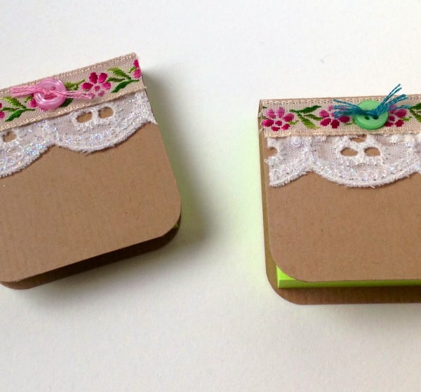 Mini Notebooks Set of Two,Handmade Notebooks