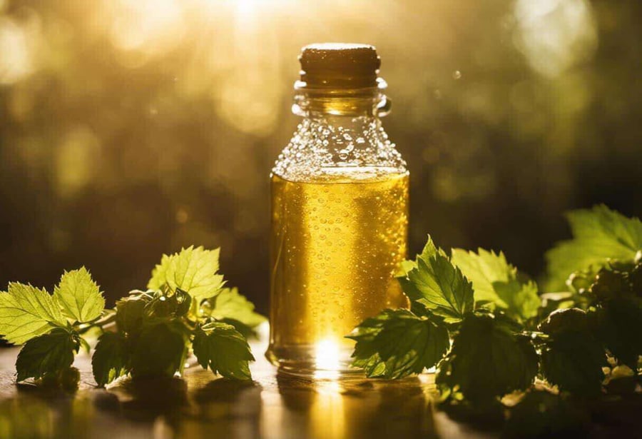 Oil macerate Common Hop, anti-aging effect