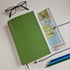 Custom Map Travel Journal, or Sketchbook, one of a kind a truly unique gift.