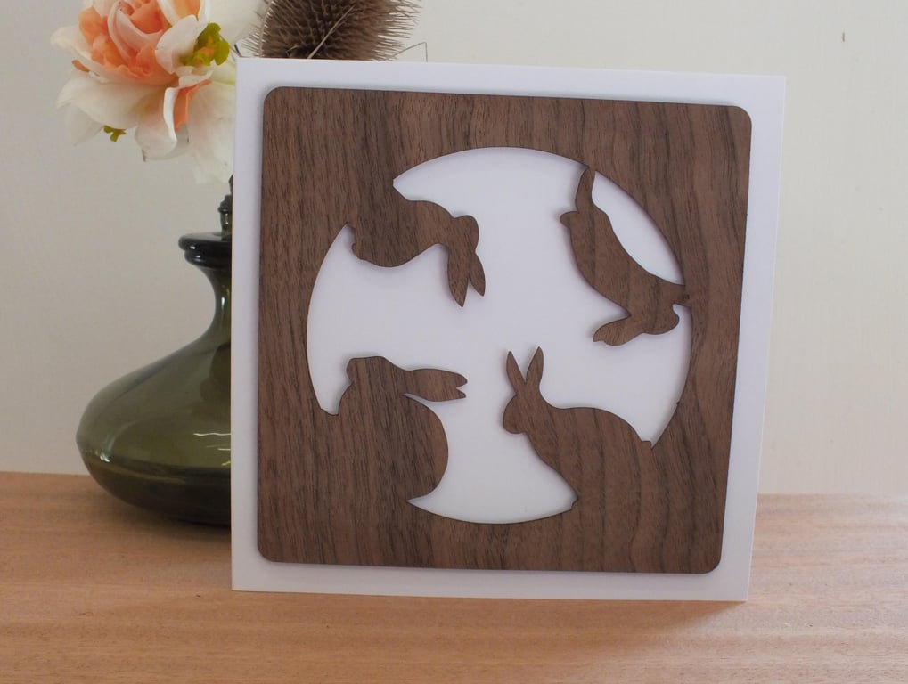 The "Bunny Rabbits" Greetings Card 