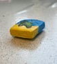 Clay turtle beach fridge magnet - Image 2