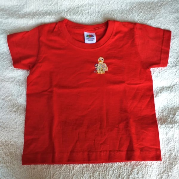 Duckling T-shirt age 1-2 years