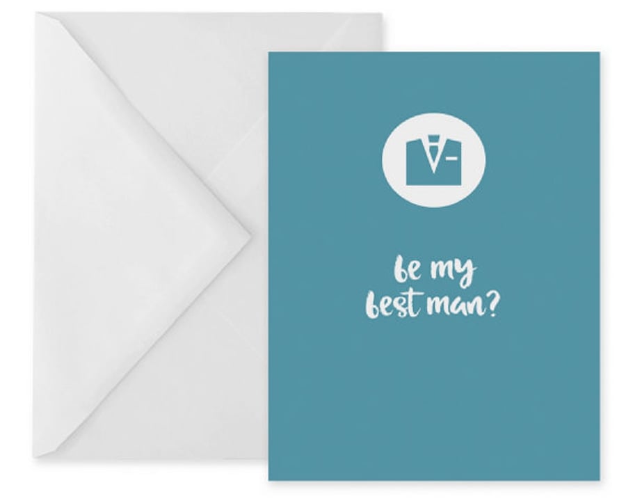 Best Man Proposal Card – Be My Best Man? 