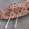 Silver earrings, sterling silver earrings