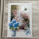 Greeting Card - Whispers from my Garden - Garden Gate C271
