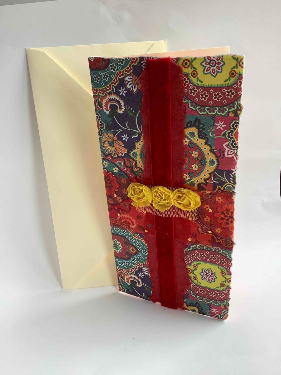 Richly red card for all occasions