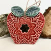 Ceramic Apple decoration Thank You Teacher Gift Pottery Apple