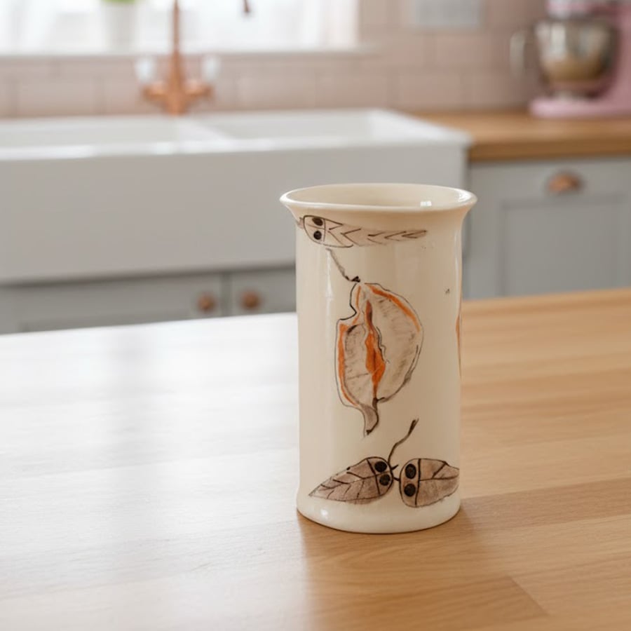 Seeds of Love vase - handmade ceramic
