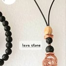 Necklace, Copper necklace, spiral necklace, kundalini, snake, coiled cop 