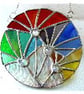 Fireworks Stained Glass Suncatcher Rainbow Handmade 007 - Image 6