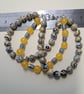 Handmade Lace Malachite and Yellow Jade bracelet  - Image 8
