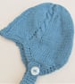 Baby's Cabled Helmet & Mittens Set, Baby Shower Gift, Gift Ideas for Babies - Image 4