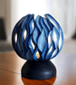 Blue Ember Gourd Lamp