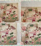  Greeting Card - Butterflies and Roses Collage by Carolee Crafts - C102