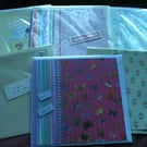 Handmade Greetings Cards, Pack of 6, Assorted