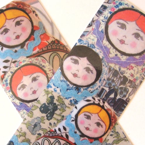 Russian Doll Bookmarks (set of 2)