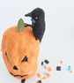 Spun Cotton Pumpkin Halloween Decoration - Image 3