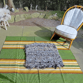 Pure British sheep wool rug Icelandic x Hebridean