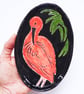 Scarlet Ibis Ceramic Dish - Handmade - Image 2
