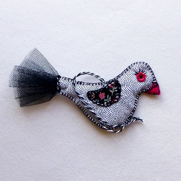 Bird hanging decoration - Dotty