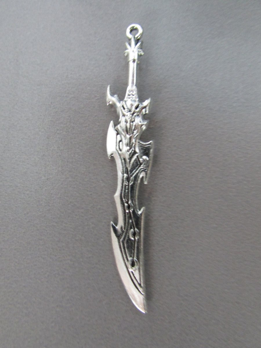 Sword Tibetan silver Jewellery Charm