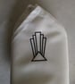  Napkins Art Deco Embroidered Design - Image 3