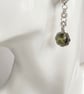 Green Amber Chainmaille Earrings  - Image 5