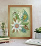 Floral & Beetles Old Masters Art Print - Image 3