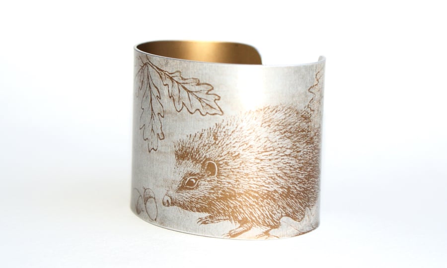 Hedgehog and the snail cuff
